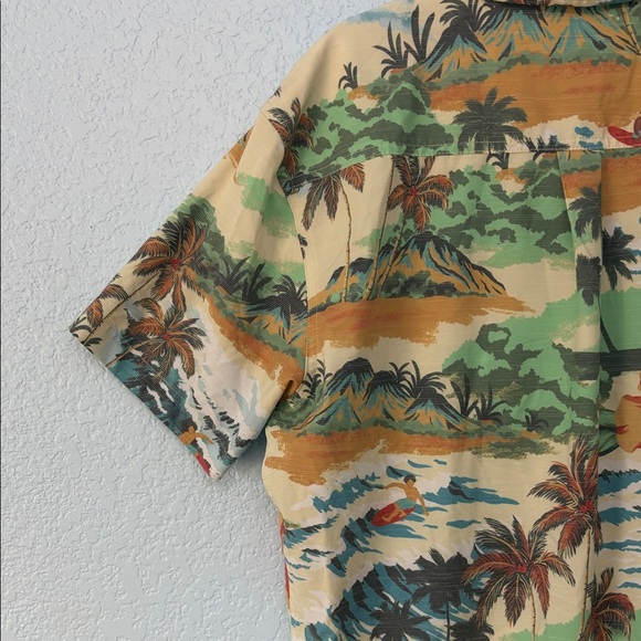 O'Neill TRVLRSERIES Standard Fit Size Medium Tropical Print Men's Shirt - Picture 11 of 11